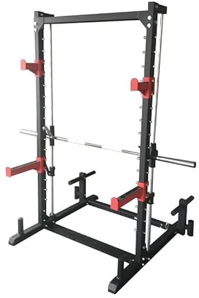 IONFITNESS Smith Machine IF4080 Multipresse 272kg Scheiben 50mm | 15 Stangenpositionen, Maße 128 x 185 x 213 cm, Gewicht 80 kg, Kompatibel Mit 50 mm Hantelscheiben