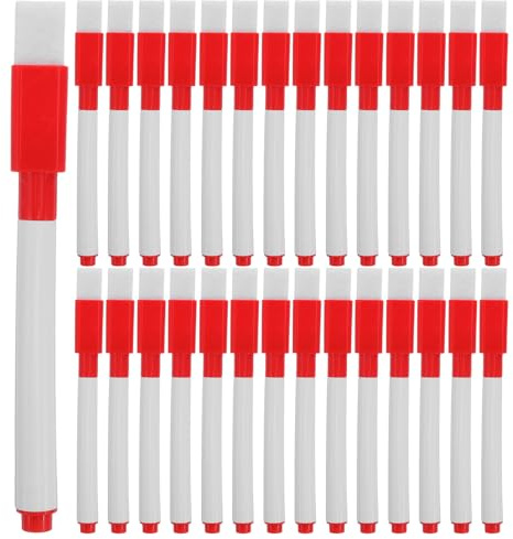 ROMISBABA 50 Piezas borrable whiteboard pizarra blanca white board marker marcadores para profesores