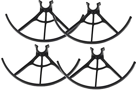 Propeller Protector Kompatibel für 4 Pcs schwarz Kunststoff Drohne Propeller Klingen Guard Schutzhülle
