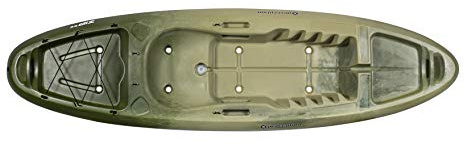 perception Kayaks Zip 9.5, Sit on Top Kayak for All-Around Fun, Stable and Fast, Rear Storage with Tie Downs, 9' 6, Classic Camo