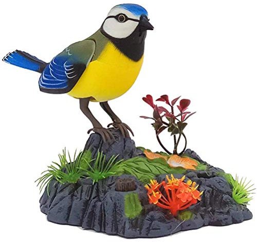 Holmeey Electrónica Hablando Loro Cantando Hablando Juguetes De Pájaro Con Sensor De Movimiento Activación Pronunciación Juguete Animal Eléctrico Para Niños