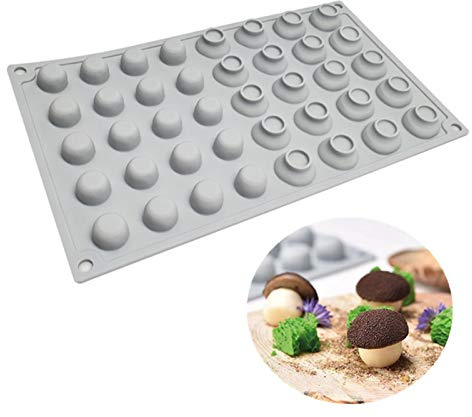 DUBENS 40 Höhle Pilz Kuchen Formen Silikon Form Dessert Platzierung Dekoration Küche Backwaren Fondant Gebäck Backwerkzeuge