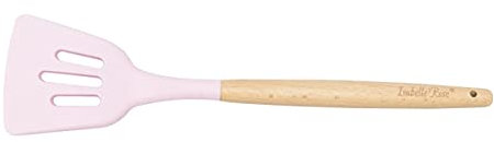 Paletta da cucina forata Isabelle Rose in silicone con manico in legno 6086