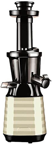 Slow Masticating Juicer Extractor Compact Cold Press Vertical Juicer Machine with Quiet Motor & Reverse Function for High Nutrient Fresh Vegetable and Fruit BPA Free (Color : Gold B)