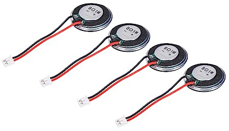 QUARKZMAN 8 Ohm 1W2 Spille Rotondo Magnete interno Altoparlante 4pz | Metallo, Involucro per Casa, Audiovisivi, Dispositivi, Metallo, Plastica
