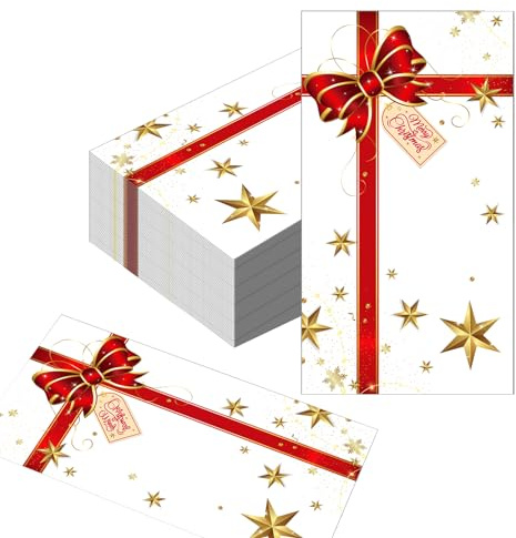 Gukasxi 40 Stück Weihnachtsservietten Papier Luxus Papierservietten 3-Lagig Servietten Cocktail Servietten Weihnachtselch Gastpapier Handtuch für Weihnachten Hochzeit Tischdeko