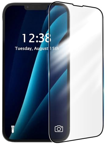 YOUULAR Pellicola protettiva per iPhone 11/iPhone XR, in vetro temperato, durezza 9H, trasparente, infrangibile, senza bolle, impronte digitali, bordo nero