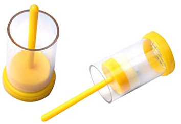 FONDOTIN Bienenkönigin Markierungsflasche Mit Kolben Kunststoff Imkereiausrüstung Bienenkönigin Markierungswerkzeug Imkerbedarf