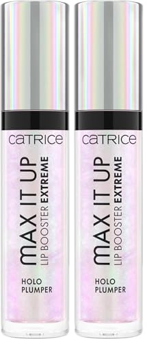 Catrice Max It Up Lip Booster Extreme, Nr. 050, Mehrfarbig, pflegend, Extremes Volumen, vergrößernd, vegan, ohne Konservierungsstoffe, ohne Parabene, ohne Mikroplastikpartikel, 2er Pack (4ml)