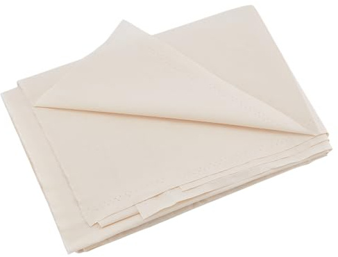 PH PandaHall Weißer Puppenstoff, Baumwollstoffe Nähtuch-Stoff 1.5m Breite Baumwolle Popeline Stoff 100cm Weiße für Puppenherstellung zum Nähen von Kleidung Basteln