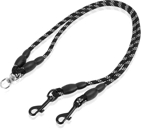 Jecdfs 1pcs Correas Dobles,Correa de Perro para Dos Perros,80cm
