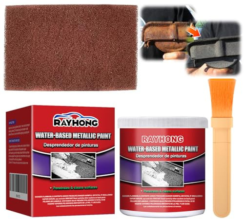 exatta Convertidor de Óxido, Gel disolvente de óxido, Incluye paño y Cepillo, Desengrasante de óxido, Removedor, para Metal, Coche, Moto, Bicicleta, Accesorios de Limpieza del Automóvil