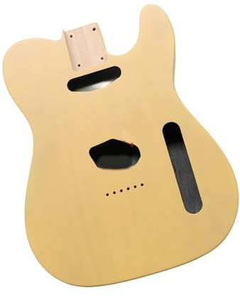 DIY Zweiteilige Gitarren-Nitrozelluloselack-Montage Vorgefertigte Gitarrenkorpus Bausätze