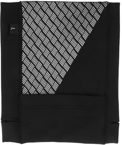 Toyvian Reflective Sports Running Armband Pouch, Lightweight Waterproof Phone Holder with Adjustable Strap, Black L Size for Outdoor Cycling and Fitness Workouts