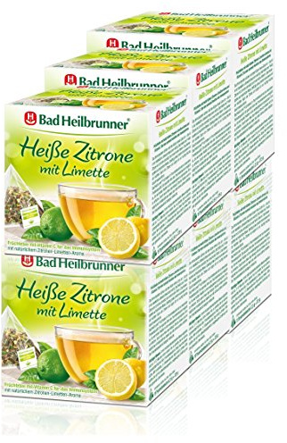 Bad Heilbrunner Heiße Zitrone mit Limette 6er Pack