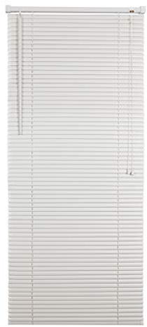Jalousie PVC Sichtschutz Größen 112x162 cm Weiß