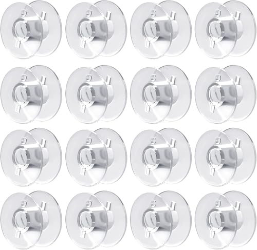 GEFIRE 60 Stück Nähmaschinenspulen Nähmaschinenzubehör Spulen Nähmaschine Nähmaschinenspulen Kunststoff für Glatt-，Spulen-Nähmaschinen, Nähmaschinenspulen für Zubehör