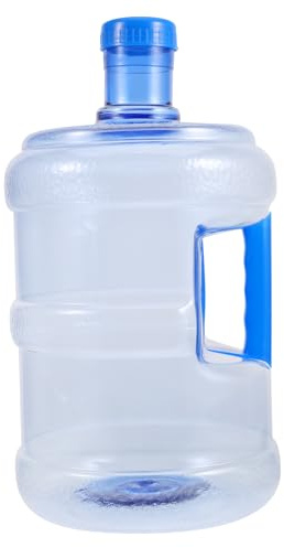 FAVOMOTO Wasserbehälter: Wassergallone - Gallonen Wasserspender: 7,5 Liter Reine Wasserflasche Mineralwasserflasche tragbarer Eimer mit Griff verdickter Wasserspender Wiederverwendbare