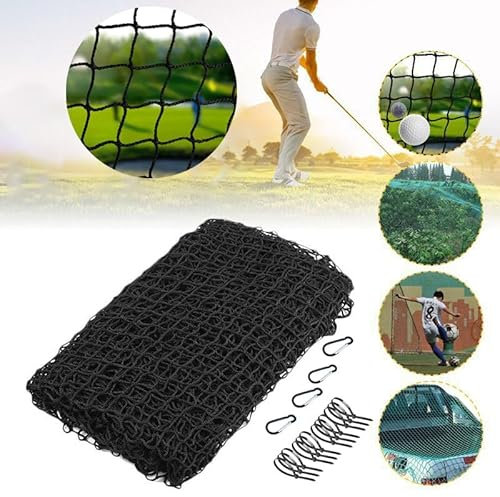 Vilemoon Golf Practice Net, Golf Ball Hitting Netting, Golf Sports Netting Barrier Nets, Home Garden Garage Baseball Tennis Soccer Pitching Practice Gardening Fixed (10X10 ft)