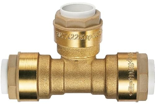 Raccord laiton en T à emboîtement - diamètre 14 mm - Itap-Fit - Itap