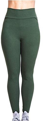 Elastische Kompressionsstrumpfhose für Damen, einfarbig, hohe Taille, Workout-Leggings, dehnbare Strumpfhose, Workout-Hose, niedliche Strumpfhose, Po-Lifting, gemustert, aktive Hose, grün, XXL
