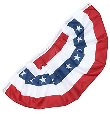 BESPORTBLE 4stücke Amerikanische Flagge Wimpel Patriotische Dekoration Gedenktagsdeko Juli Heimtextilien