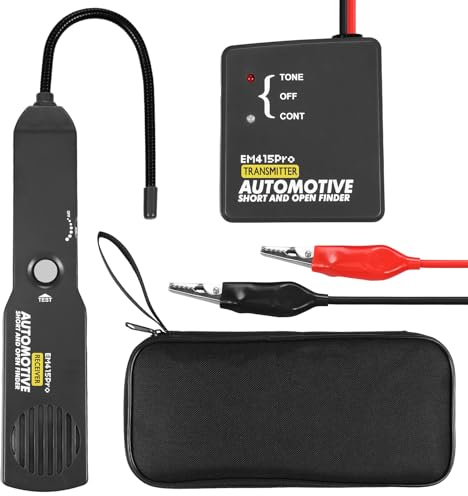 Buscador eléctrico corto abierto para Em415pro, buscador profesional de rotura de cables, probador de circuito automotriz, localizador de fallos de cable, herramienta de búsqueda de disyuntor