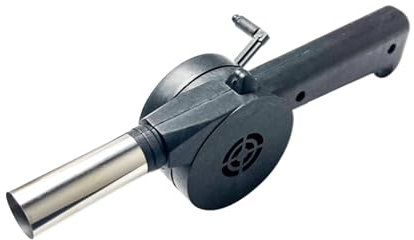 MZRAN Reise-Handkurbelventilator, verstellbare Geschwindigkeit, Grillgebläse für Outdoor-Aktivitäten, Camping, Kochen