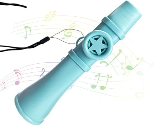 Kazoo Für Erwachsene | Kleines Musikinstrument Mit Rutschfester Griffoberfläche | Rutschfeste Mehrweg-Pfeife Für Begleitung, Ausflüge, Feste & Alle Altersgruppen