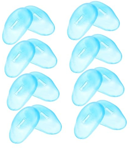 ADOCARN 8pairs Silicone Ear Protectors Reusable Ear Covers for Hair Coloring Protection Covers for Salon and Home Use