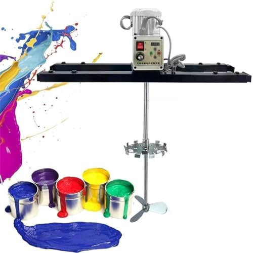 OOMRNV Miscelatore Elettrico per Serbatoi da 2100 W - Miscelatore per Vernice, Stucco, Gesso E Fango - Portatile E Ideale per Barili Aperti - Miscelazione Potente PE