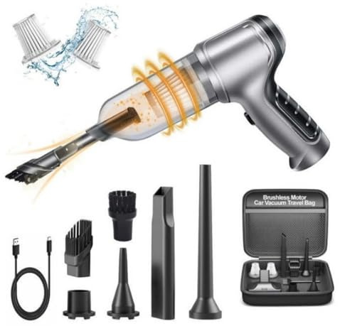 bergxperten bertaus Aspirateur G80 - Édition Power，Conception sans Fil Portable, adaptée à Une Utilisation dans Les véhicules et à Domicile, équipée d'un Moteur sans balais