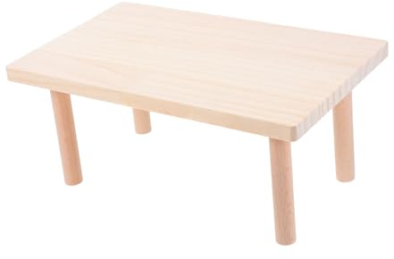 NOLITOY Hamster Versteck Holz Spielplattform mit 2 Etage Sichere Beschäftigung Fördert Bewegung und Gleichgewicht für Hamster im Käfig