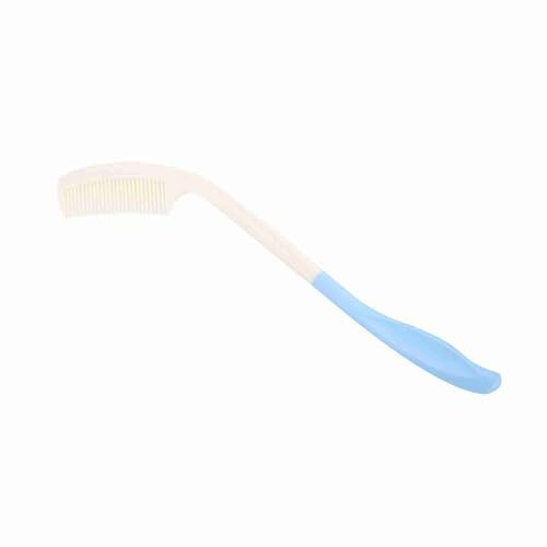 Xiuganpo Colore con Impugnatura a Lunga Durata, Pettine con Impugnatura a Lunga Portata, Plastica Resistente per Anziani e Portatori di Handicap (pettine a manico lungo)
