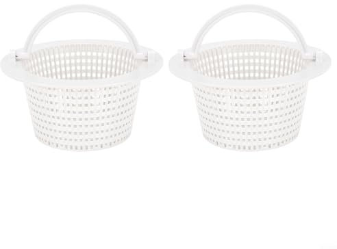 AboveGround Pool ThruWall Skimmer Basket para HydroSkim Skimmer 513330 compatible con SP1091WM Skim para una captura eficaz de desechos y mantenimiento de la piscina (paquete de 2)