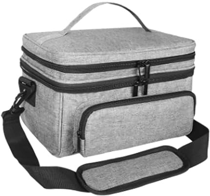 SUIOPPYUW Trousse de premiers secours portable avec espace de rangement et double compartiment pour trousse premiers secours familiale complète. Organisateur pour la maison et les voyages.