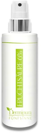 FÜNFSINNE | Dermipura | Fruchtsäure 6%: AHA Peeling mit Glykolsäure für ein glatteres, verfeinertes Hautbild