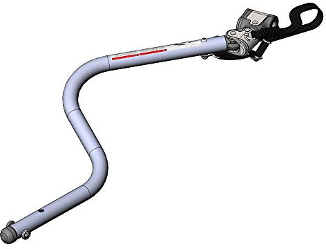 Croozer Deichsel, Unisex, Erwachsene, 3092016927, Weiß, Einheitsgröße