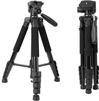 ZOMEi Q170 Camera Tripod, 67'' Tall Tripod Compatible with All Cameras, Projector, Webcam, Spotting Scopes