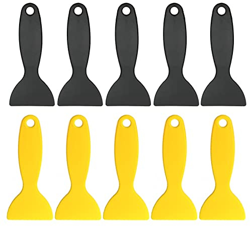 10 spatole in plastica per vernice, raschietto flessibile in resina, per rimuovere bolle d'aria, adesivo, strumento di installazione per la rimozione della resina con stampa 3D