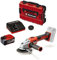 Einhell Professional Akku-Winkelschleifer AXXIO 18/125 Q Power X-Change (18 V, Li-Ion, Ø 125 mm, 33 mm Schnitttiefe, Brushless, Quick-Fix-Nut, inkl. 5,2 Ah Akku und Fastcharger, inkl. Koffer, ohne Trennscheibe)