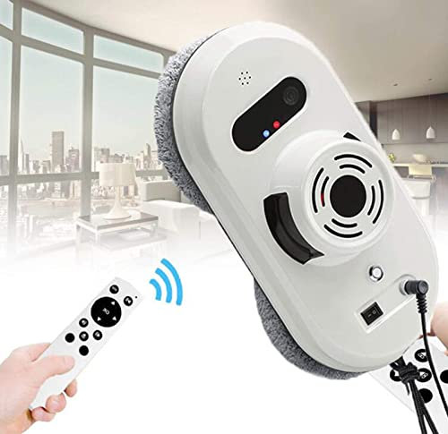 HNCXHX Robot Lavavetri 56kpa,Robot Lavavetri Elettrico per Uso Domestico per Finestre,Vetri,Piastrelle,Robot Pulitore Automatico Intelligente con Telecomando
