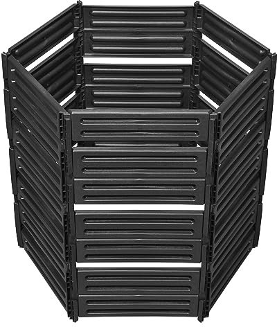GARANTIA AIR-King Steckkomposter schwarz Komposter mit Stecksystem (850 Liter)