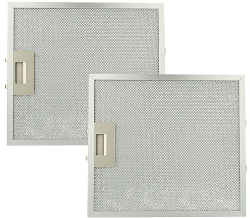 vhbw 2x Filtro metálico de grasa compatible con Bauknecht DML 5360 SG 857459701001 campana extractora - 30,7 x 27,8 x 0,85cm metal