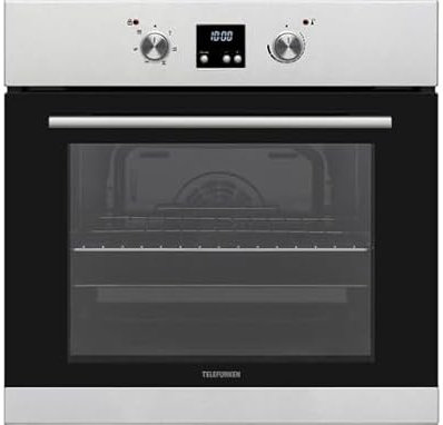 TELEFUNKEN Four encastrable pyrolyse TFKMP64X2, 65 litres, Chaleur brassée