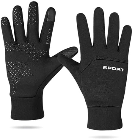 Laufhandschuhe mit Winterhandschuh, leicht, für kaltes Wetter, Thermohandschuhe für Männer und Frauen, SMS, Radfahren, Klettern, Arbeiten