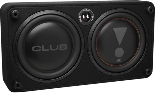 JBL Club 1200SSL 12” Passiv Subwoofer Auto Set, Down-Firing Geschlossenes Flachgehäuse mit Passivmembran, Robust und Platzsparend - 1200W Auto Subwoofer Passive mit Aluminiumtreiber für Präzise Bässe