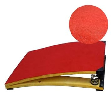 Generisch Sprungbrett, Turn-Sprungbrett aus massivem Hartholz, mit 2 Stahlfedern, für Kinder, Robustes, gebogenes Profi-Sprungbrett, Sprungboden für Junior-Turner