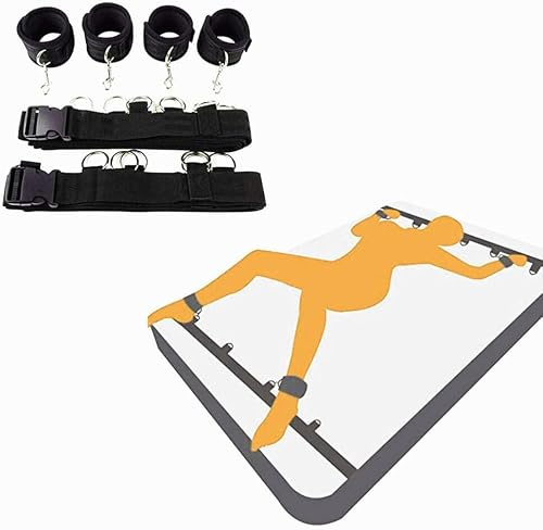 B-Ð-Š-M Cọüplèṣ ädùltī Hot Oggetti Toysper Kit Şęxuạlęș Erótītīcī regolabile Braccialetto di yoga cóppia bøňdage dónnà kîť lêtto léťó giochi erótītīci Pair D0107