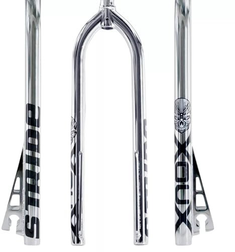 XOUX Stride 29 inch Threadless BMX Fork 1-1/8 inch, Silver, FK01TD29SIL